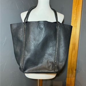 Phase 3 Chain faux leather tote- new with tags